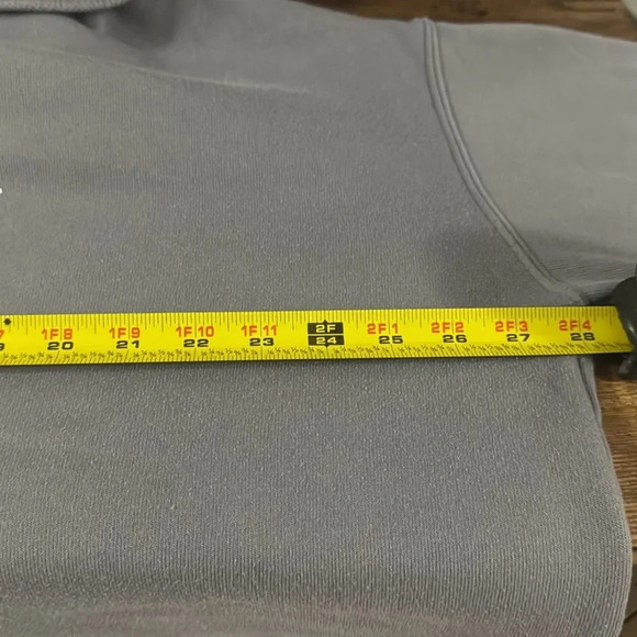 Girls Gotta Eat “My love language is being right” 2X. Grey hoodie cutoff cropped - Picture 4 of 6